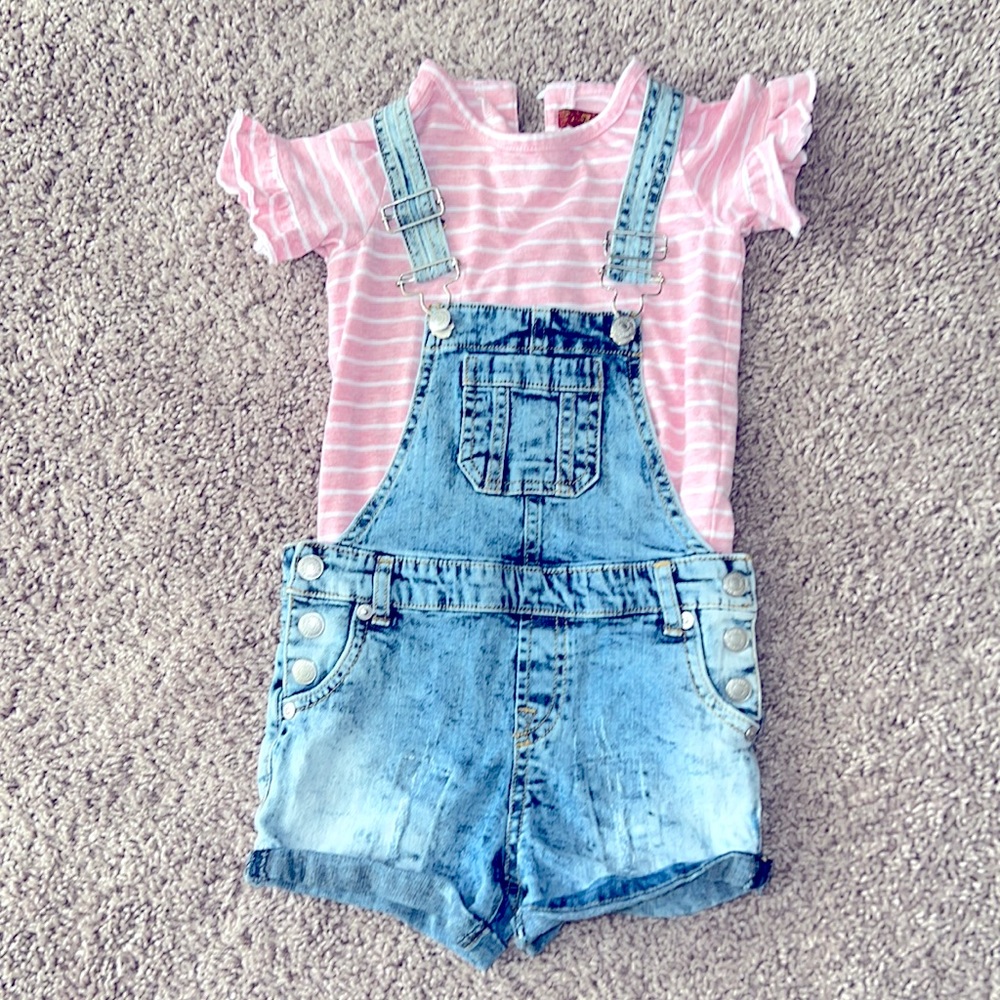 7 for all mankind overall outfit
